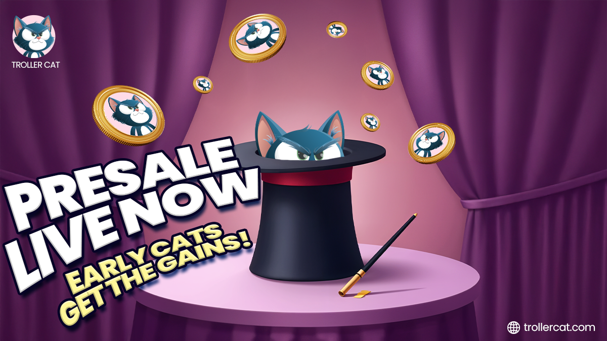 Troller Cat Presale Goes Live as SHIB Slides and ai16z Soars — Best Cryptos For Beginners