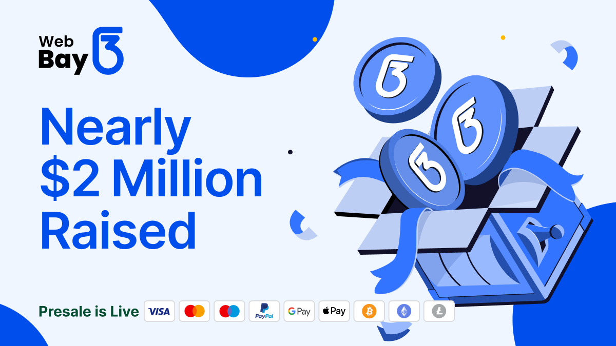 3BAY Presale Hits $1.8M, Is Web3Bay the Next Big Crypto with 6,430% ROI Potential?