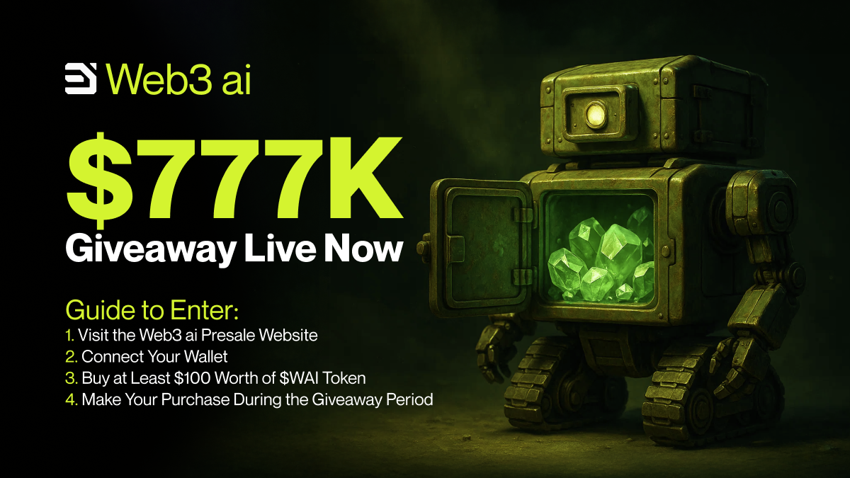 TAO & SHIB Remain in the Spotlight, but Web3 ai Gets More Attention as $777K Giveaway Becomes a Huge Success