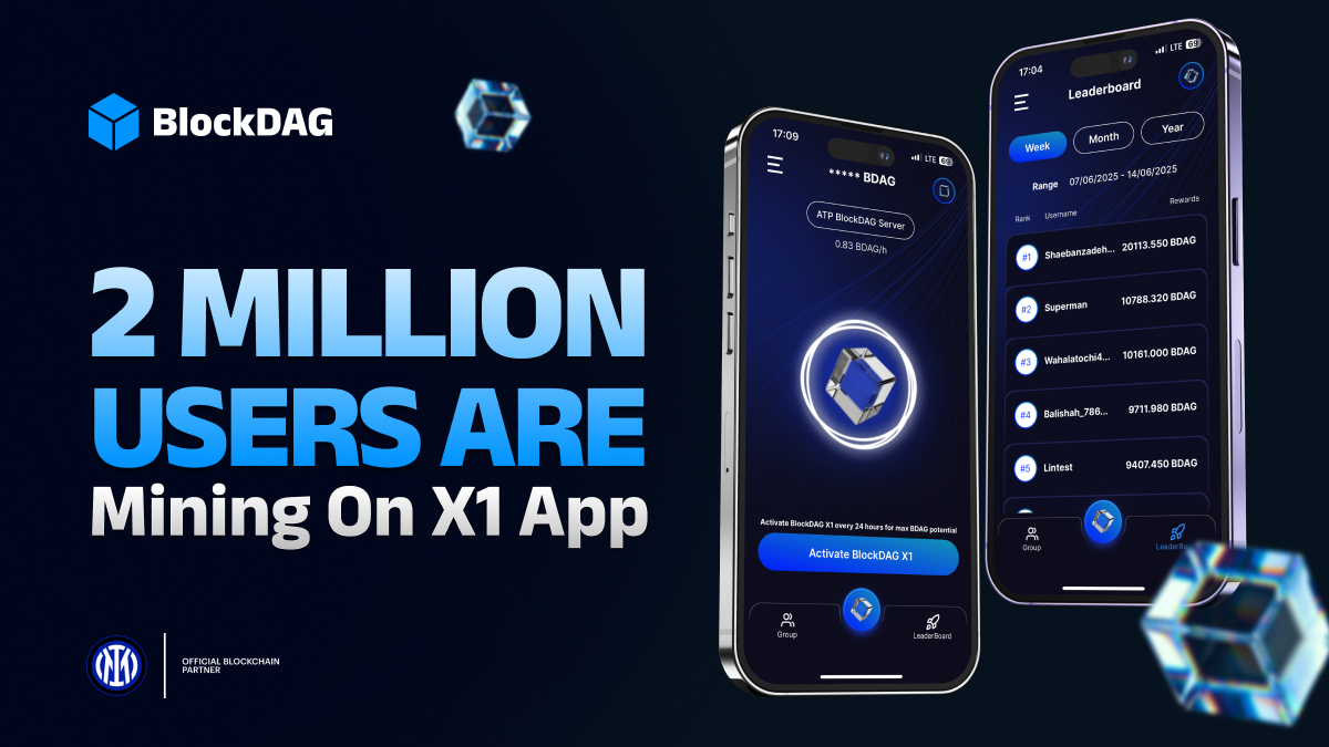 BlockDAG’s X1 App Powers 2M Miners, Builds Massive Ecosystem Before Launch