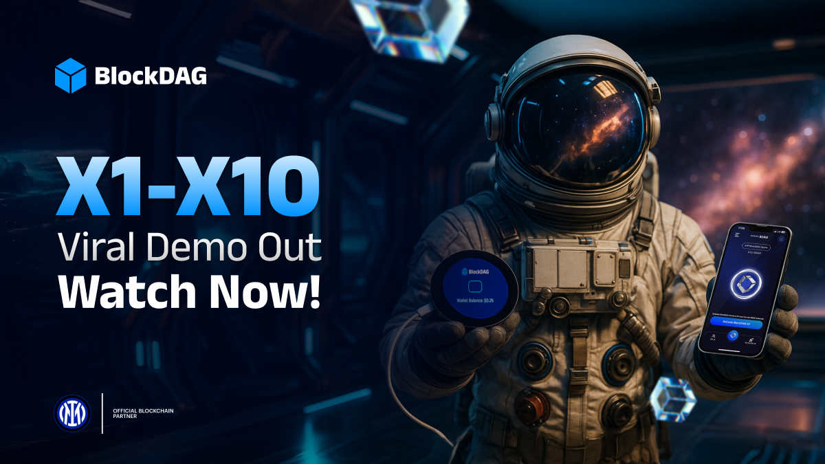 BlockDAG X1 + X10 Demo Goes Viral While ENA and CRO Surge