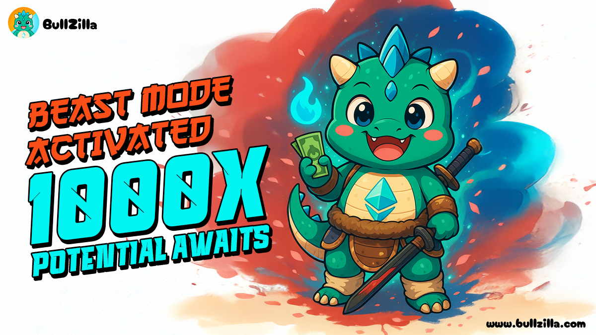 Colorful advertisement for  BullZilla 