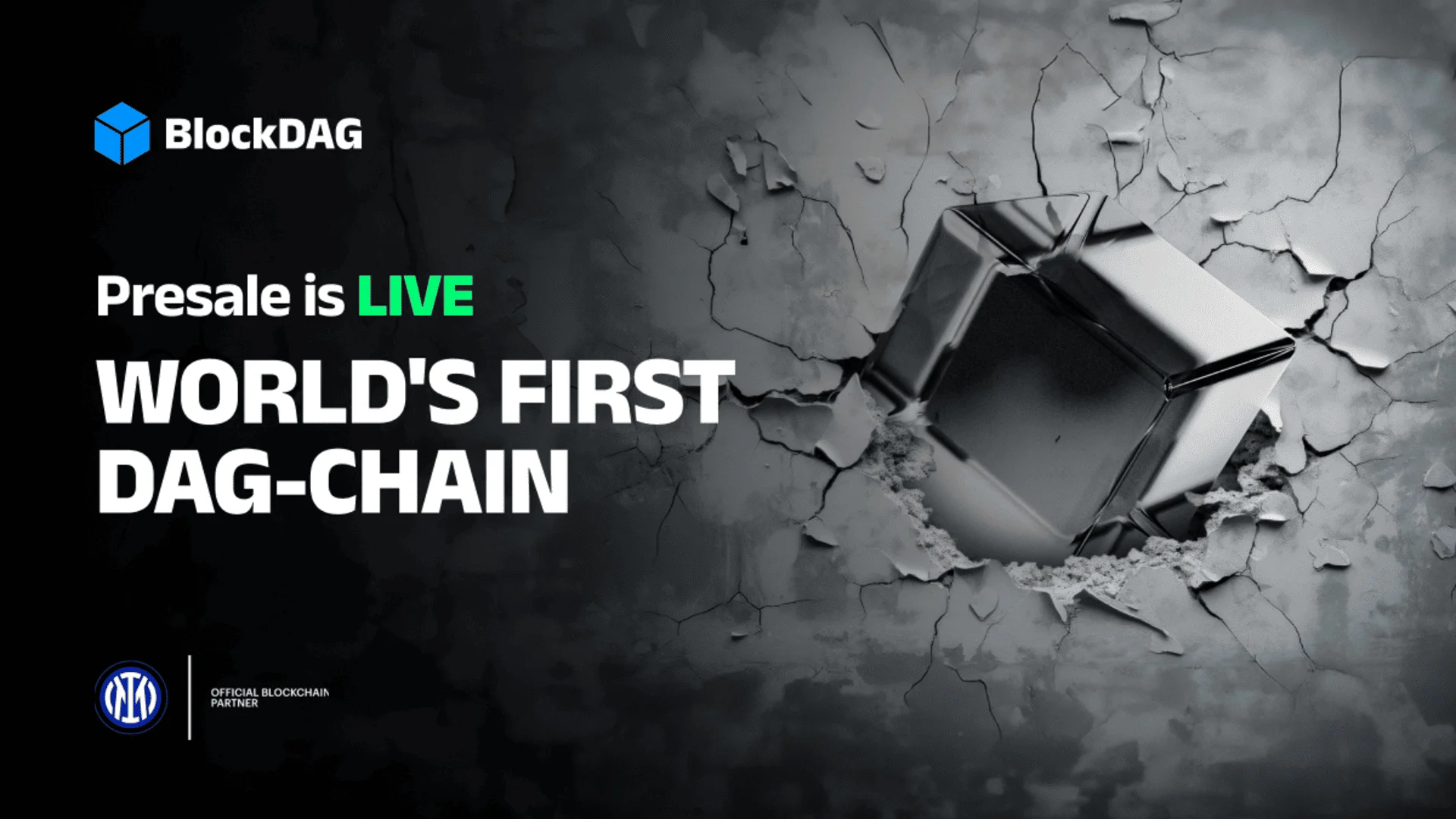 BlockDAG promoting a presale event
