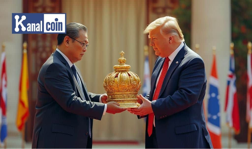 Trump Awarded Replica Gold Crown at APEC Summit