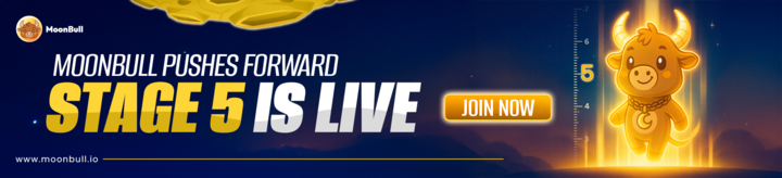 MoonBull promoting a presale event