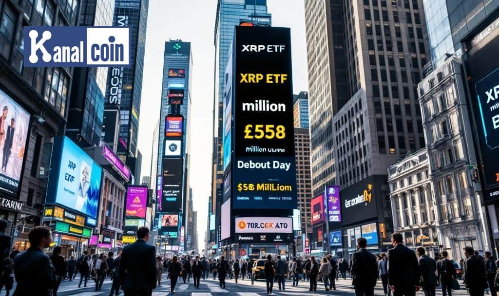 XRP ETF Achieves $58M First-Day Trading Record
