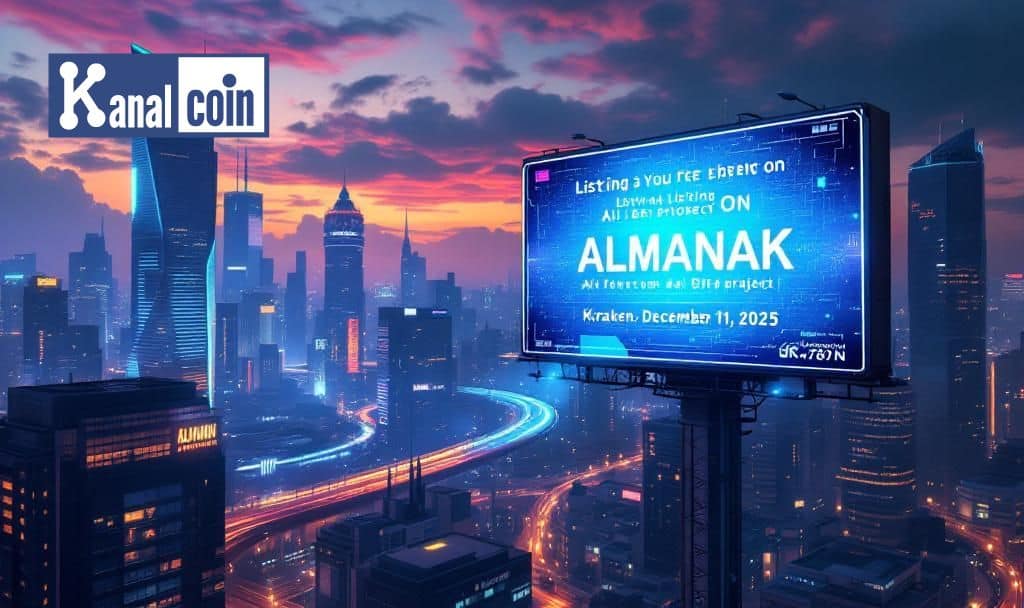 Kraken Lists ALMANAK on December 11, 2025