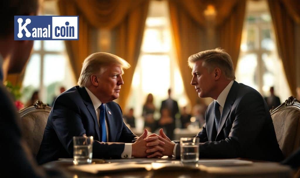 Trump and Zelenskyy Discuss Defense at Mar-a-Lago: No Impact on Crypto Markets