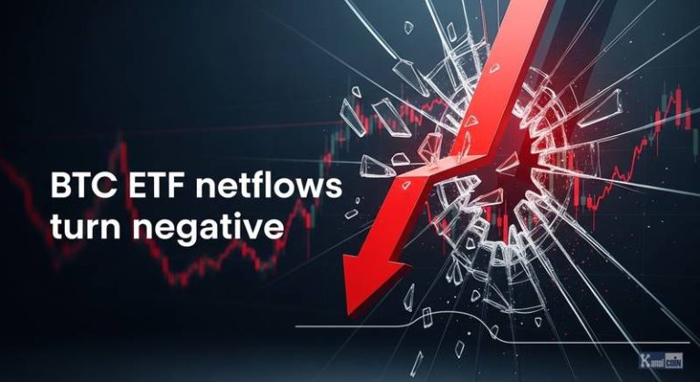 BTC ETF Netflows Turn Negative: What Glassnode's 7D-SMA Signal Means