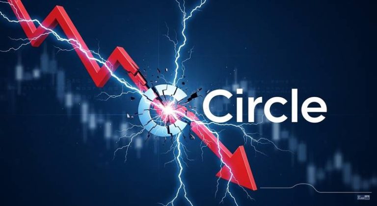 Circle Stock Plunges 18% as Clarity Act Draft Threatens Stablecoin Rewards