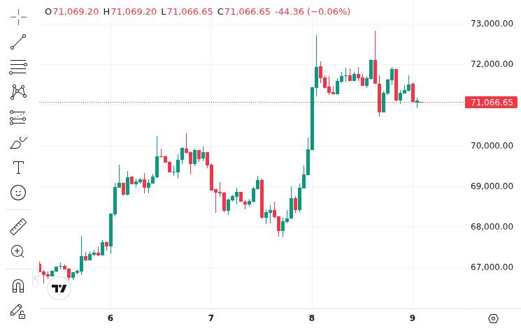 CoinMarketCap price chart for This 12-year-old explained Bitcoin in 2011 when it was trading at $8. Today, it's over $70,000.