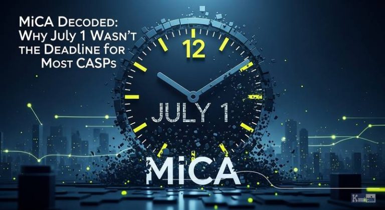 MiCA Decoded: Why July 1 Wasn't the Deadline for Most CASPs