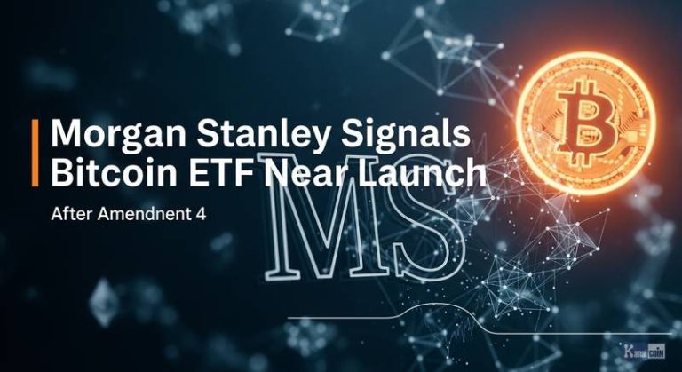Morgan Stanley Signals Bitcoin ETF Near Launch After Amendment 4 Update