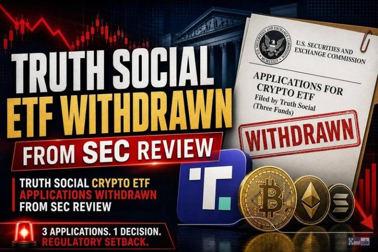 Truth Social's Three Crypto ETF Applications Withdrawn From SEC Review