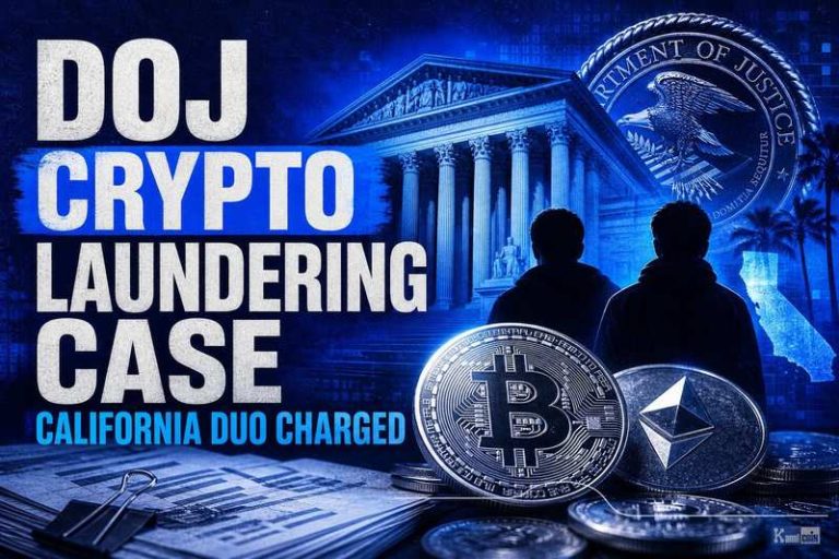 DOJ Crypto Laundering Case: California Duo Charged