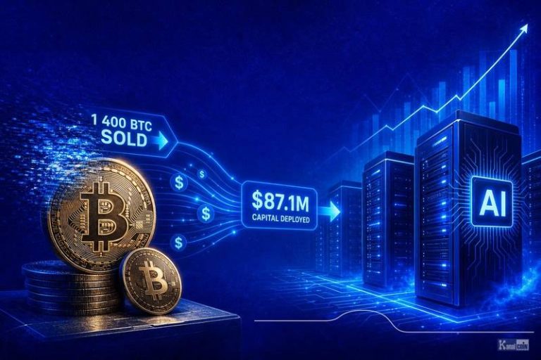 Empery Digital sells 1,400 Bitcoin for $87.1M to fund AI data center