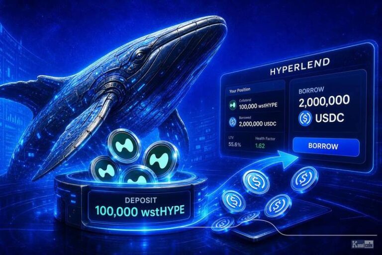 Hyperliquid Whale Deposits 100K wstHYPE, Borrows 2M USDC on HyperLend