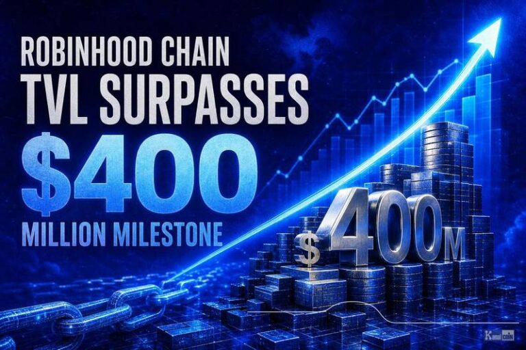 Robinhood Chain TVL Surpasses $400 Million Milestone