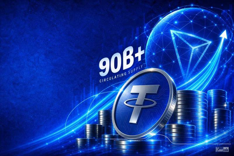 USDT Circulating Supply on TRON Surpasses $90 Billion