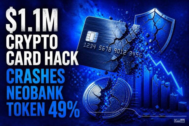 $1.1M Crypto Card Hack Crashes Neobank Token 49%