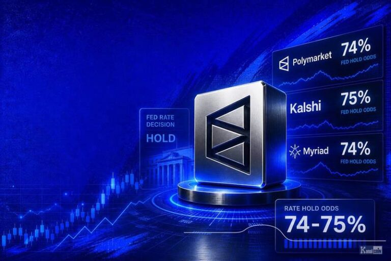 Polymarket, Kalshi, Myriad See 74-75% Fed Hold Odds