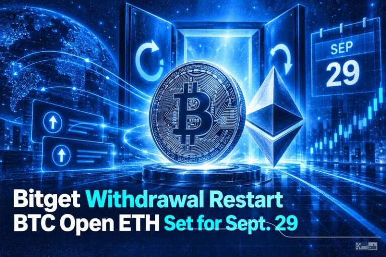 Bitget Withdrawal Restart: BTC Open, ETH Set for Sept. 29