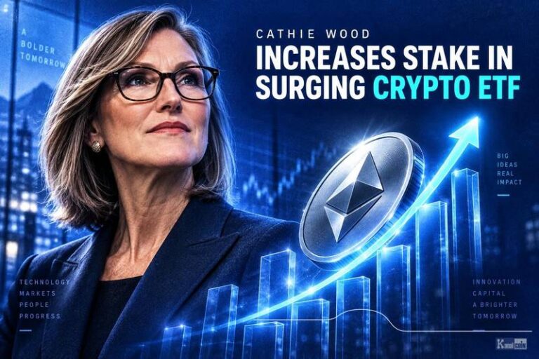 Cathie Wood Increases Stake in Surging Crypto ETF