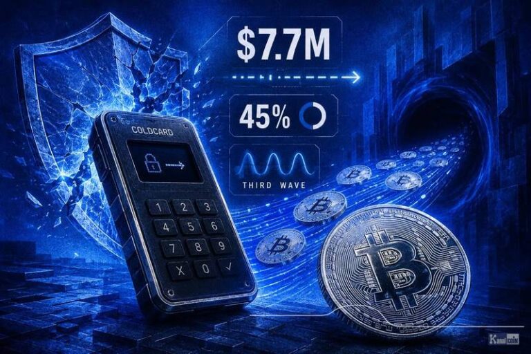 Coldcard Hacker Moves $7.7M in BTC: 45% of Third-Wave Theft