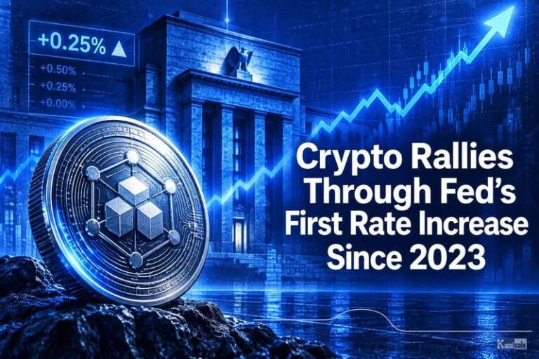 Crypto Rallies Through Fed's First Rate Increase Since 2023
