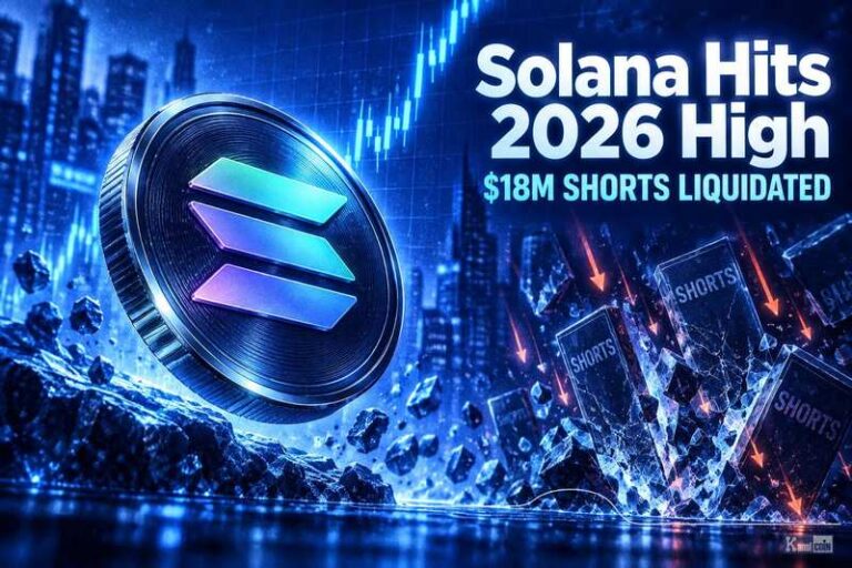 Solana Hits 2026 High as $18M Shorts Are Liquidated