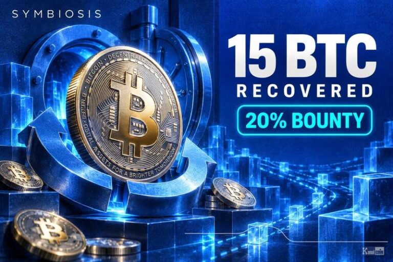 Symbiosis Says It Recovered 15 BTC, Offers 20% Bounty