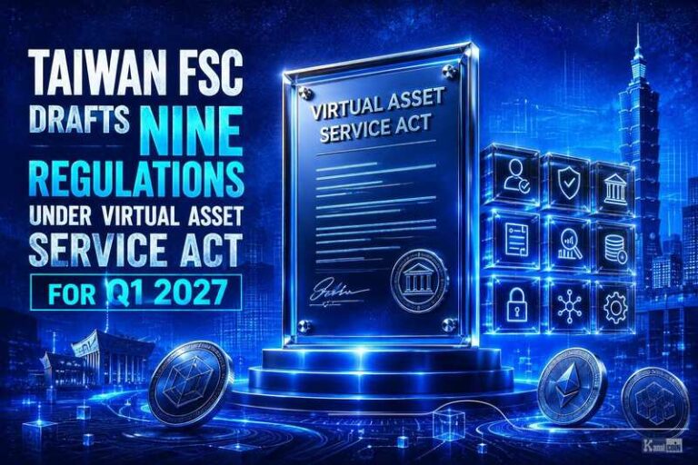 Taiwan FSC drafts nine regulations under Virtual Asset Service Act for Q1 2027