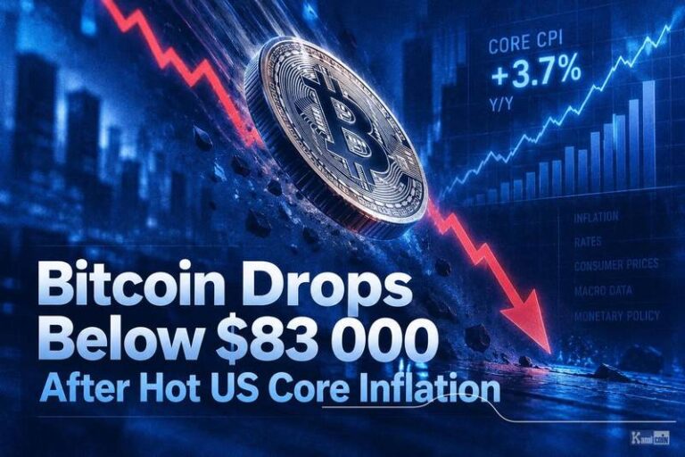 Bitcoin Drops Below $83,000 After Hot US Core Inflation