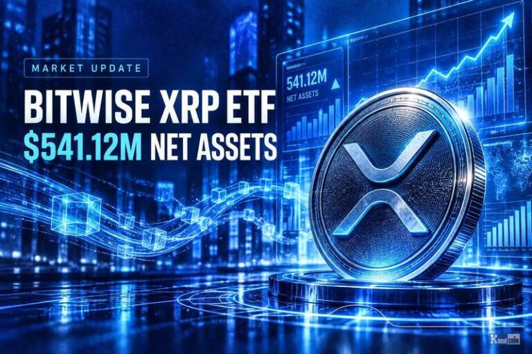 Bitwise XRP ETF Surpasses $541.12M in Net Assets