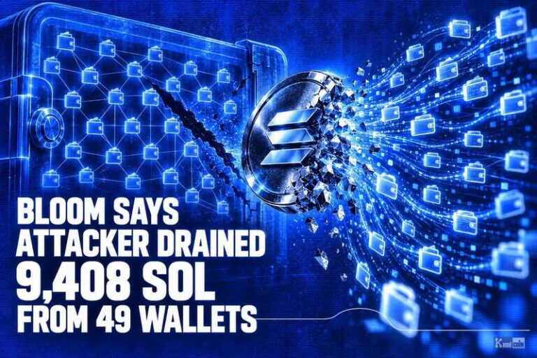 Bloom Says Attacker Drained 9,408 SOL From 49 Wallets