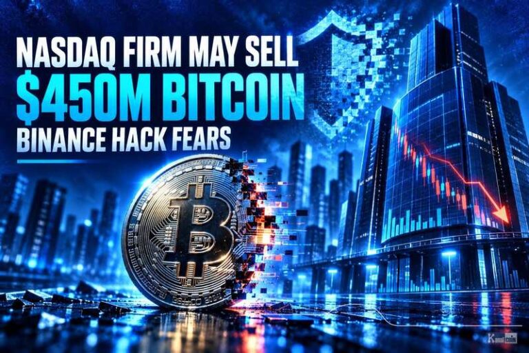 Nasdaq-Listed Company May Sell $450M Bitcoin Over Binance Hack Fears