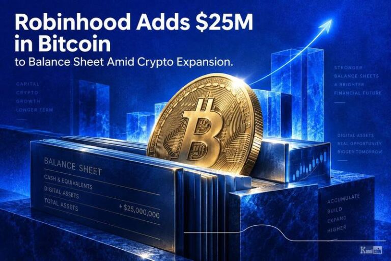 Robinhood Adds $25M in Bitcoin to Balance Sheet Amid Crypto Expansion