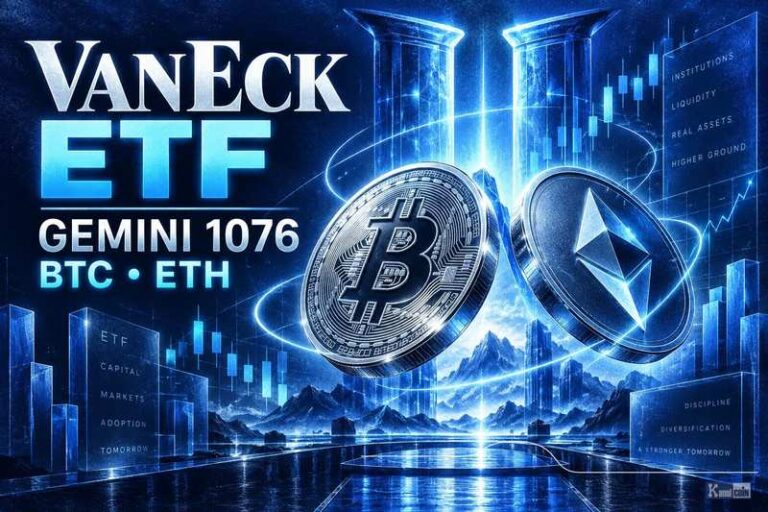 数据：VanEck ETF 钱包通过 Gemini 出售约1076万美元 BTC 和 ETH